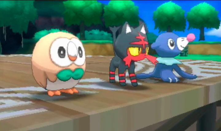 Pokémon Sol y Luna - iniciales